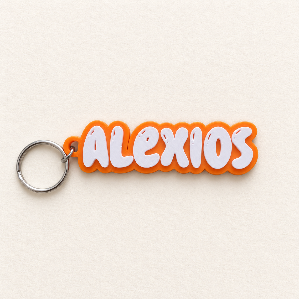 Chunky Personalised Name Keychain