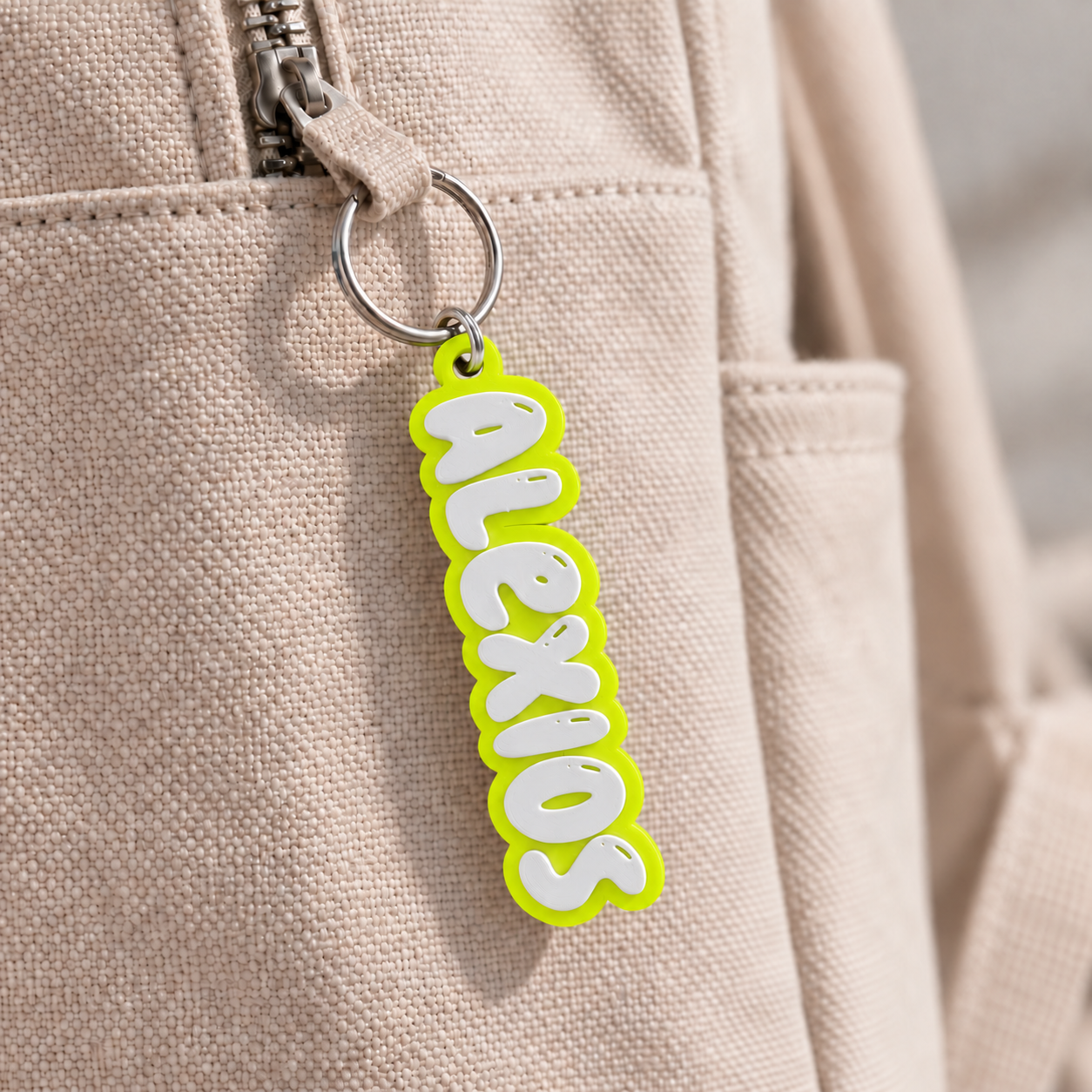 Chunky Personalised Name Keychain - Image 9