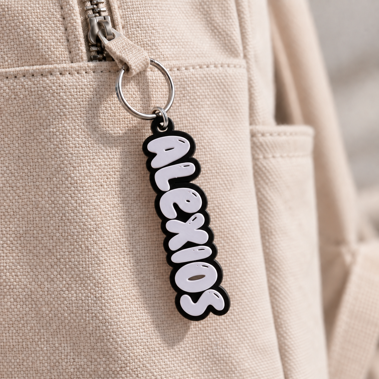 Chunky Personalised Name Keychain - Image 3