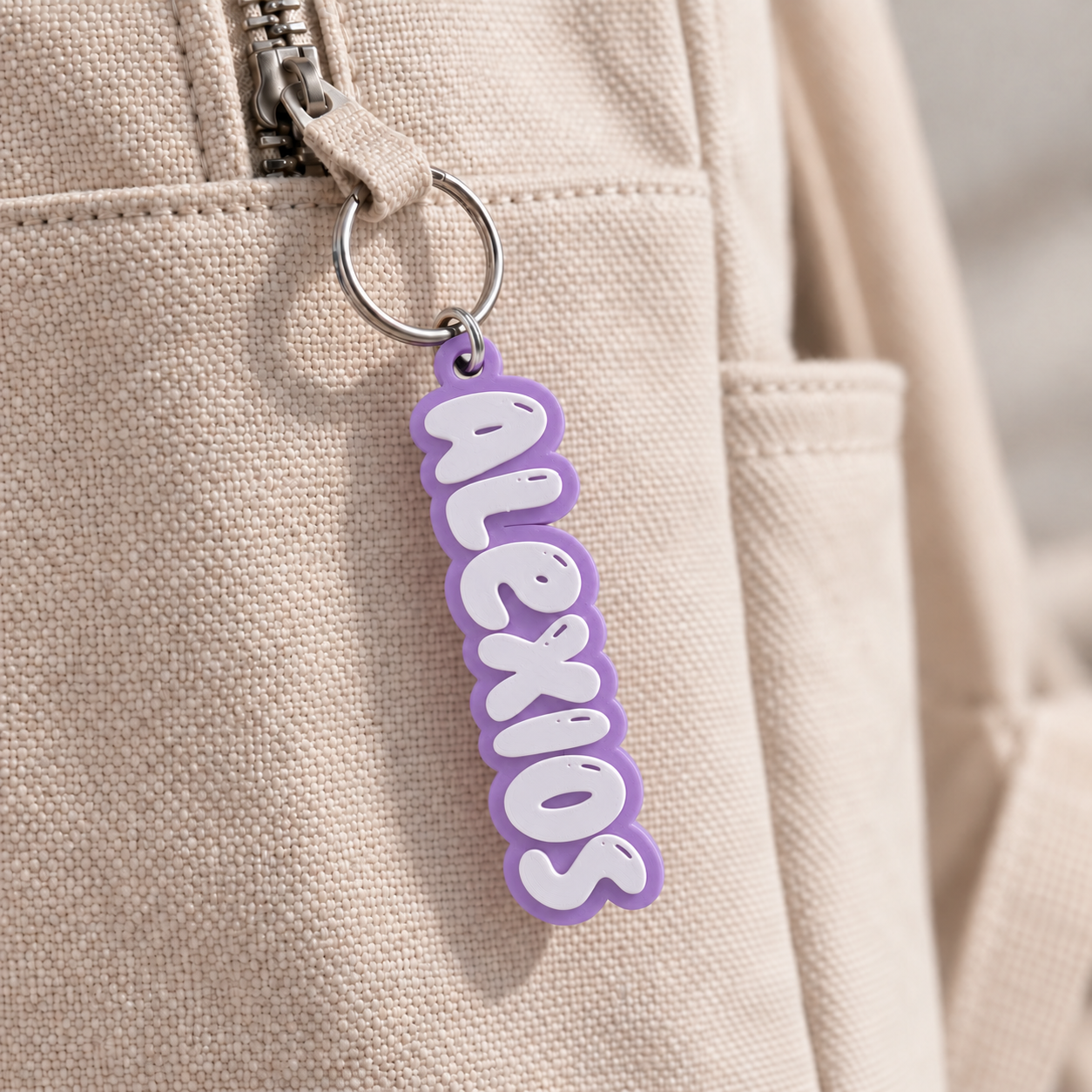Chunky Personalised Name Keychain - Image 6
