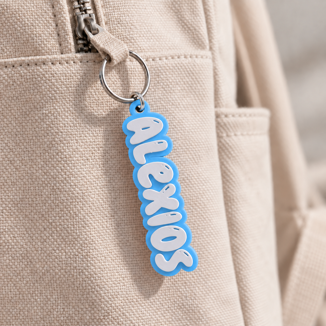 Chunky Personalised Name Keychain - Image 4