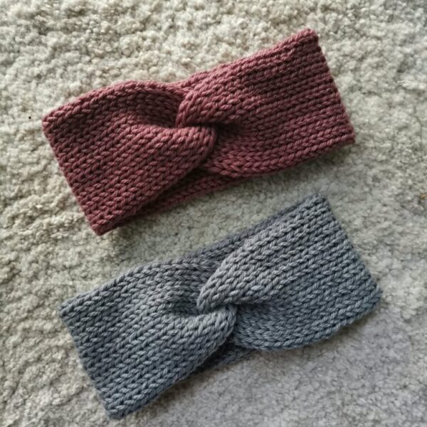 Slim Twist Knitted Headband